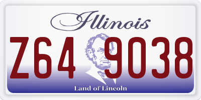 IL license plate Z649038