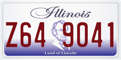 IL license plate Z649041