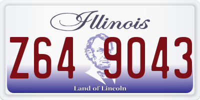 IL license plate Z649043