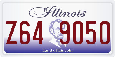 IL license plate Z649050