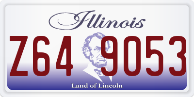 IL license plate Z649053