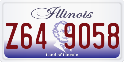 IL license plate Z649058