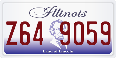 IL license plate Z649059