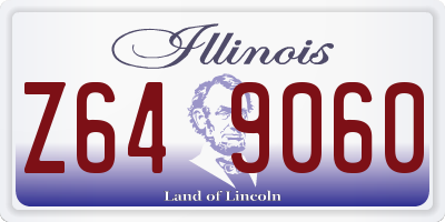 IL license plate Z649060