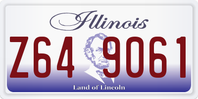IL license plate Z649061