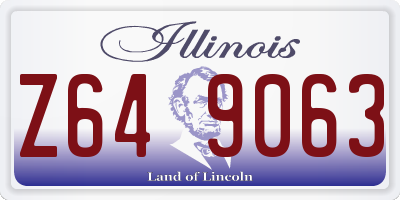 IL license plate Z649063
