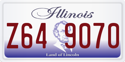 IL license plate Z649070