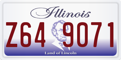 IL license plate Z649071