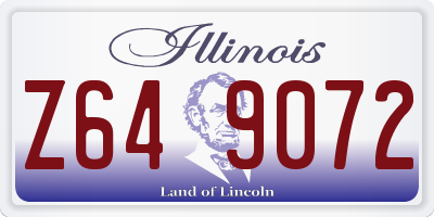 IL license plate Z649072