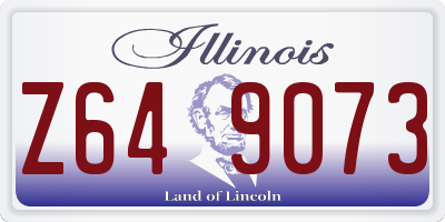IL license plate Z649073