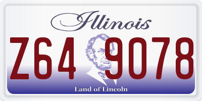 IL license plate Z649078