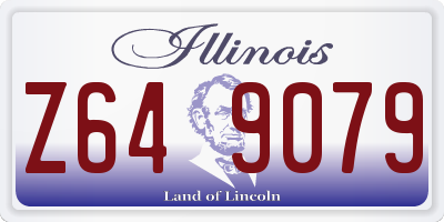 IL license plate Z649079