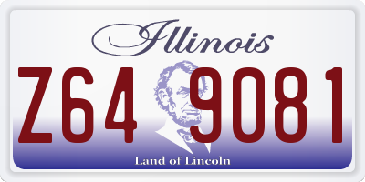IL license plate Z649081