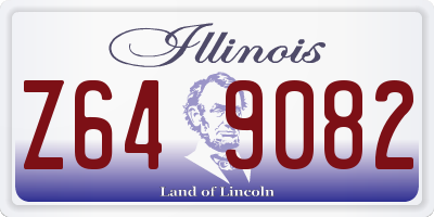 IL license plate Z649082