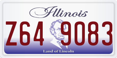 IL license plate Z649083