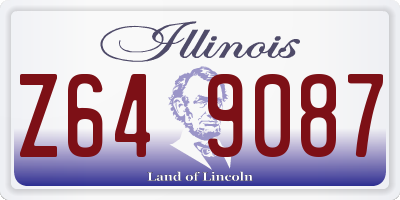 IL license plate Z649087