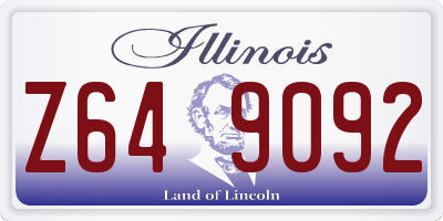 IL license plate Z649092