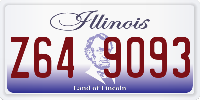IL license plate Z649093