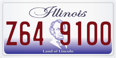 IL license plate Z649100