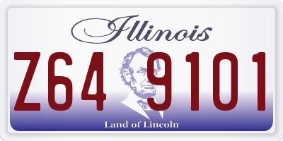 IL license plate Z649101