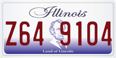 IL license plate Z649104