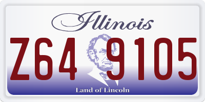 IL license plate Z649105