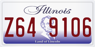 IL license plate Z649106