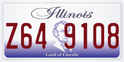IL license plate Z649108