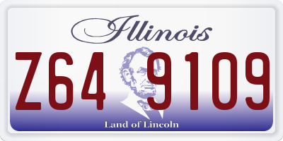 IL license plate Z649109