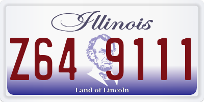 IL license plate Z649111