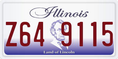 IL license plate Z649115