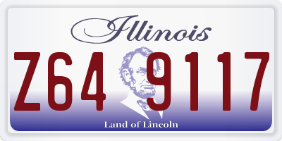 IL license plate Z649117