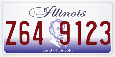 IL license plate Z649123