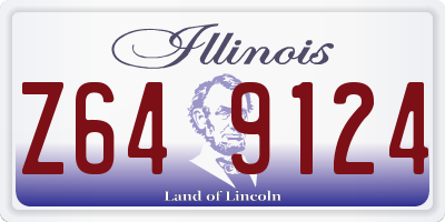 IL license plate Z649124