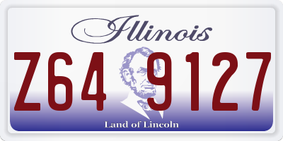 IL license plate Z649127
