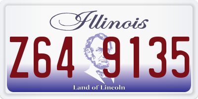 IL license plate Z649135