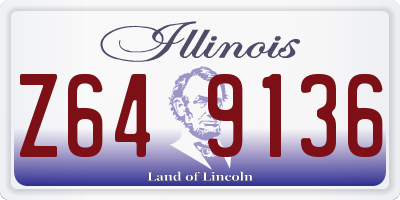 IL license plate Z649136