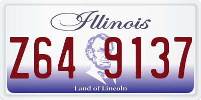 IL license plate Z649137