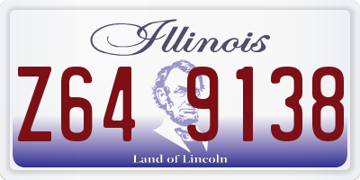 IL license plate Z649138