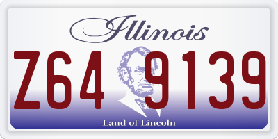 IL license plate Z649139