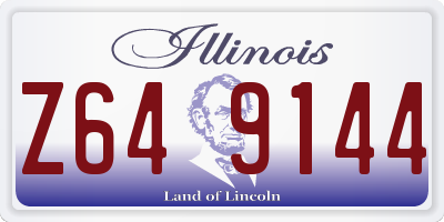 IL license plate Z649144