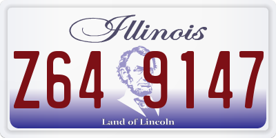 IL license plate Z649147