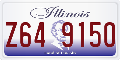 IL license plate Z649150