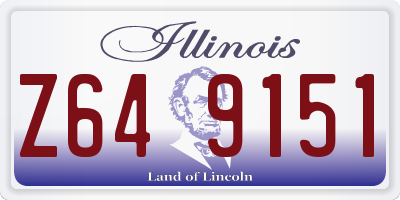 IL license plate Z649151