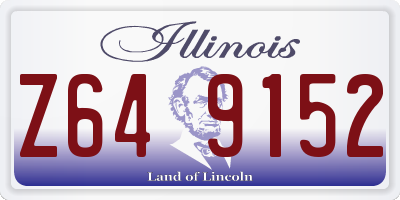 IL license plate Z649152