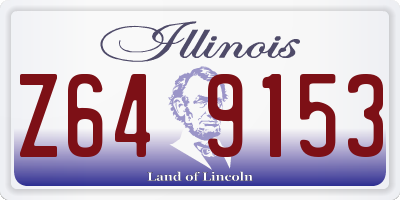 IL license plate Z649153