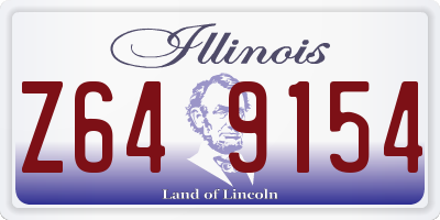 IL license plate Z649154