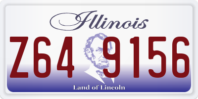 IL license plate Z649156