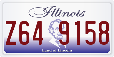 IL license plate Z649158
