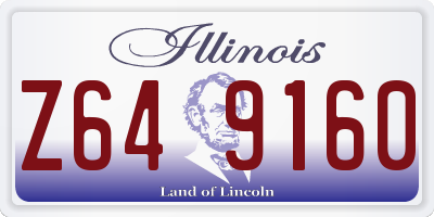 IL license plate Z649160